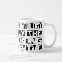La paléontologie survivent tasse à café
