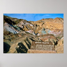 La palette de l'artiste posters