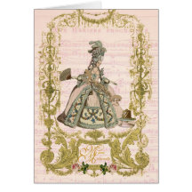 La papeterie de Marie Antoinette se renversent des Carte De Vœux