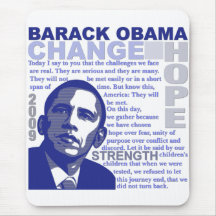La parole d'Obama Tapis De Souris