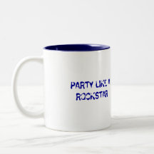 LA PARTIE AIMENT UN ROCKSTAR TASSE À CAFÉ