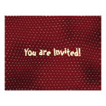 La peau rouge royale de lézard mesure des invitati