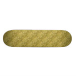 LA PÊCHE BLANCHE GLITTER-LIKE DE VERT JAUNÂTRE COU PLANCHES À ROULETTES CUSTOMISÉES