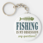 La pêche est mon obsession porte-clés