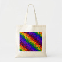 La peinture colorée d'arc-en-ciel éclabousse l'art sacs