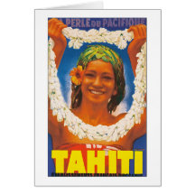 ~ La Perle du Pacifique du Tahiti Cartes De Vœux