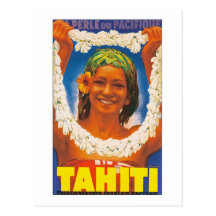 ~ La Perle du Pacifique du Tahiti Cartes Postales