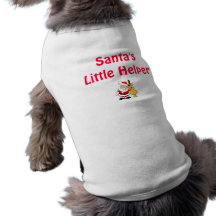"La petite aide de Père Noël " Manteau Pour Animal Domestique