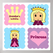 La petite princesse du grand-papa affiches