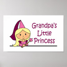 La petite princesse du grand-papa poster