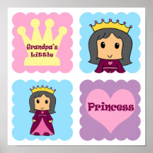 La petite princesse du grand-papa posters