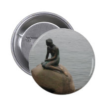La petite sirène badge avec épingle