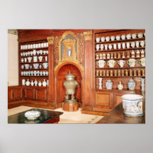 La pharmacie de l'hôpital de Saint-Jean Affiche