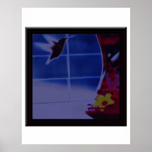 La photo de Digitals de colibri éditent la matte e Poster