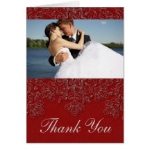 La photo florale cramoisie élégante de mariage vou carte de vœux