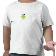 La pièce en t des filles de grenouille t-shirts
