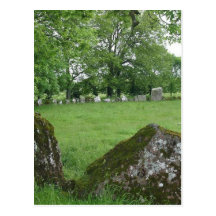 La pierre entoure la grange Irlande Cartes Postales