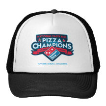 La pizza nationale soutient le chapeau de camionne casquette de camionneur