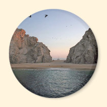 La plage de l'amant de Cabo San Lucas Mexique magnets