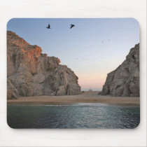 La plage de l'amant de Cabo San Lucas Mexique tapis de souris