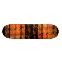 La planche à roulettes d'art abstrait de mur