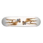 La planche à roulettes de boxeur