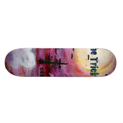 La planche à roulettes de tour