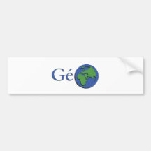 la planète terre - géographie adhésif pour voiture