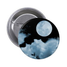 LA PLEINE LUNE OPACIFIE LE BLEU BADGES AVEC AGRAFE
