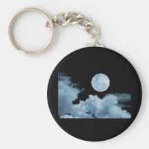 LA PLEINE LUNE OPACIFIE LE BLEU PORTE-CLEFS