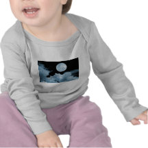 LA PLEINE LUNE OPACIFIE LE BLEU T-SHIRT