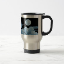 LA PLEINE LUNE OPACIFIE LE BLEU TASSES À CAFÉ