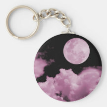 LA PLEINE LUNE OPACIFIE LE ROSE PORTE-CLÉS