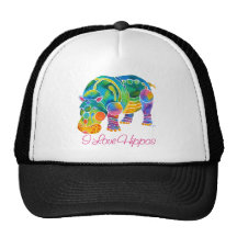 La plupart des HIPPOPOTAMES populaires d'amour d'I Casquette