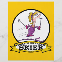 LA PLUS GRANDE BANDE DESSINÉE DE FEMMES DE SKIEUR  TRACT