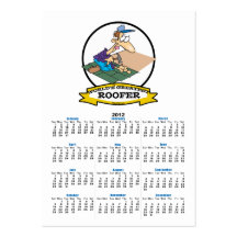 LA PLUS GRANDE BANDE DESSINÉE D'HOMMES DE ROOFER D MODÈLE DE CARTE DE VISITE