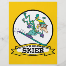LA PLUS GRANDE BANDE DESSINÉE D'HOMMES DE SKIEUR D TRACT CUSTOMISÉ