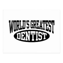 La plus grande carte de dentiste cartes postales