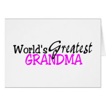 La plus grande grand-maman des mondes cartes de vœux