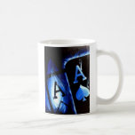 La poche de flamme bleue Aces la tasse d'art de ti