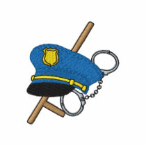 La police conçoit polos brodés