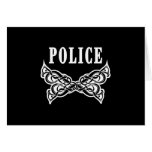 La police tatoue cartes