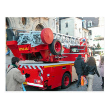 La pompe à incendie a déployé 3 carte postale