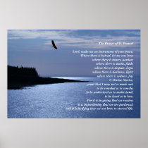 La prière de St Francis posters