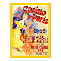 La publicité française vintage de ~ du casino De P posters