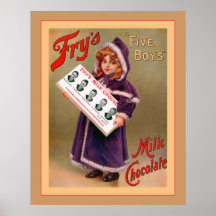 La publicité vintage du lait de ~ vintage de choco affiches