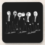 La rage Meme comique fait face à la marche. Je Gus Dessous-de-verre