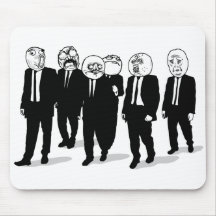 La rage Meme comique fait face à la marche. Je Gus Tapis De Souris