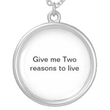 La raison pendant la vie colliers personnalisés