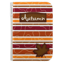 La rayure d'automne allument la couverture - coule coque folio kindle